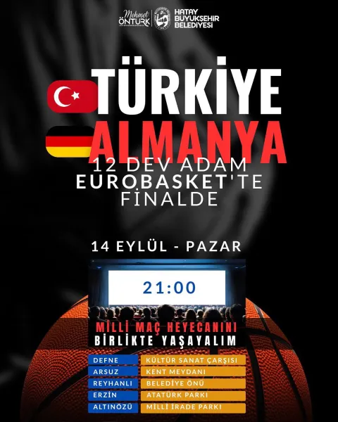 12 Dev Adam'ın Final Heyecanı! Hatay'da Dev Ekran Coşkusu
