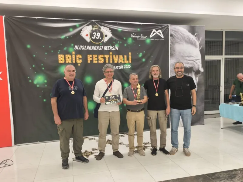Mersin Briç Festivali'nde Şampiyon Belli Oldu! İşte O Takım