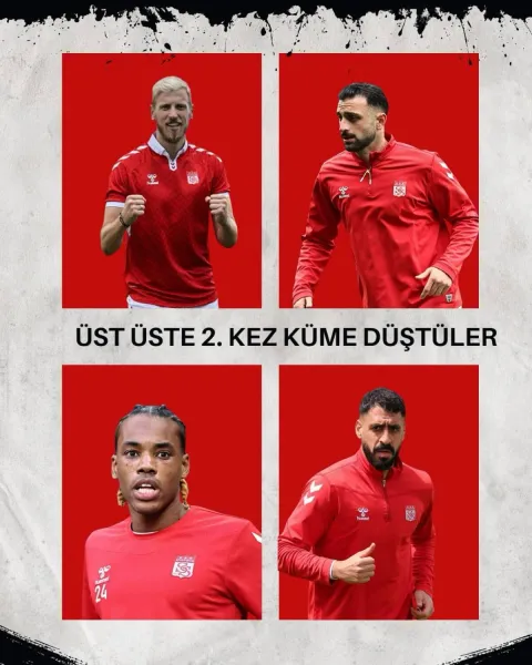 4 Futbolcu gittikleri 2 takımı da ligden düşürdü