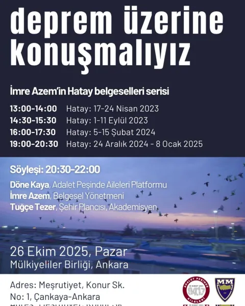 6 Şubat Depremlerinin İzleri Ankara’da Masaya Yatırılacak