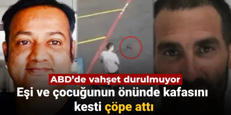 ABD'de Şok! Eşi ve Çocuğunun Gözü Önünde Korkunç Cinayet