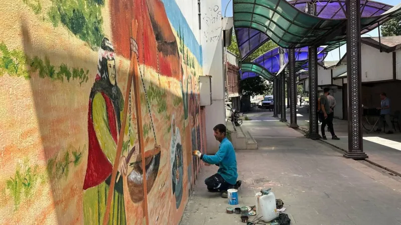 Adıyaman Sanat Sokağı Yeniden Doğuyor! Depremin İzleri Siliniyor
