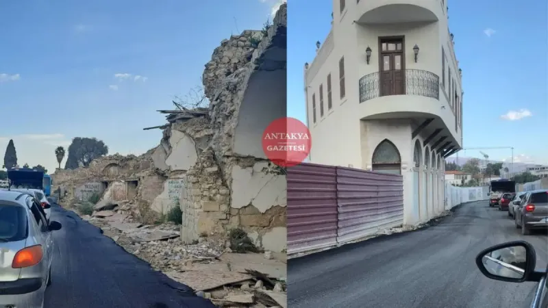 Antakya Saray Caddesi’nde Asfalt Çalışması Yapıldı