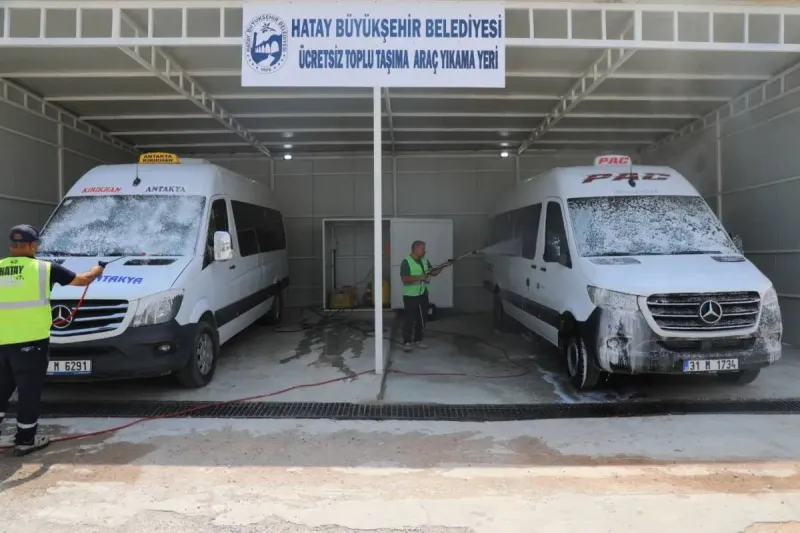 Antakya Ulaşımında Yeni Hizmet: Ücretsiz Araç Yıkama