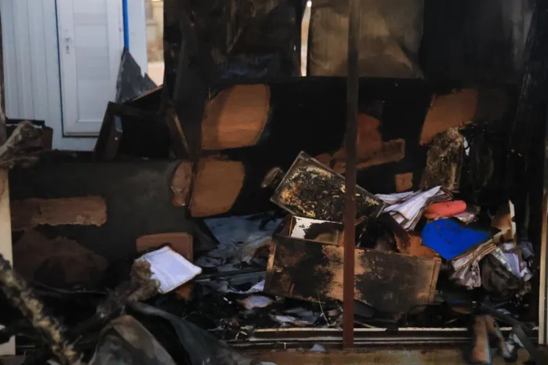 Antakya'da Korkunç Yangın! Konteyner İş Yeri Kül Oldu