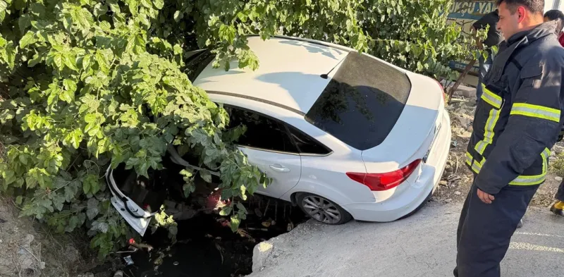 Antakya’da korkutan kaza