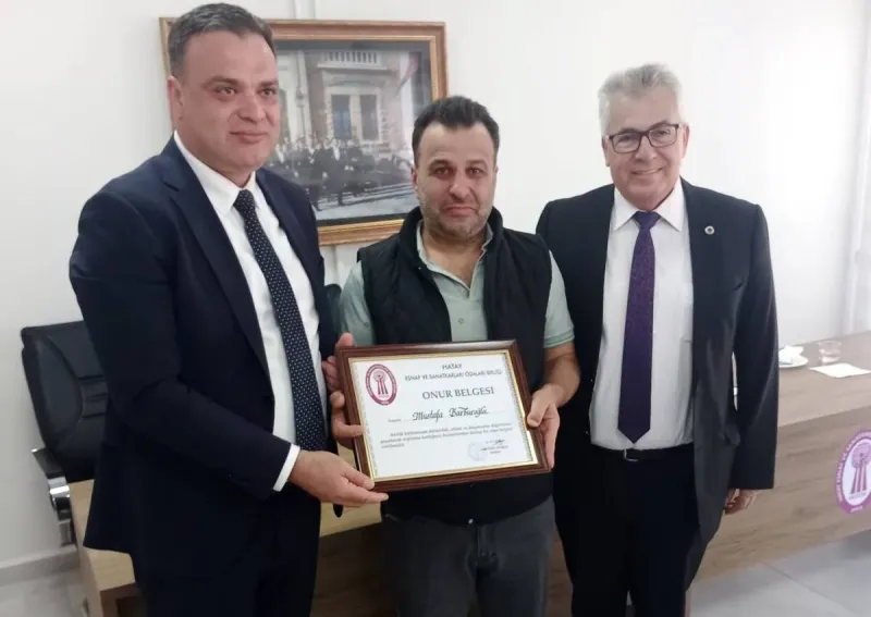 Antakyalı Esnaf Mustafa Barburoğlu'na Büyük Onur! Neden?