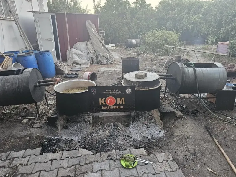 Arsuz'da Şok Baskın! 3 Ton Kaçak İçki Ele Geçti, İşte Detaylar!