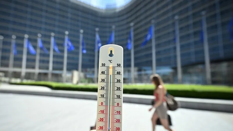 Belçika'da aşırı sıcaklar nedeniyle "turuncu alarm" verildi