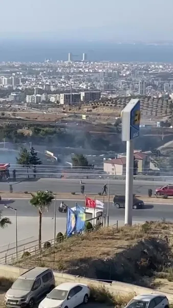 Buğday Tarlasında Alevler Yükseldi