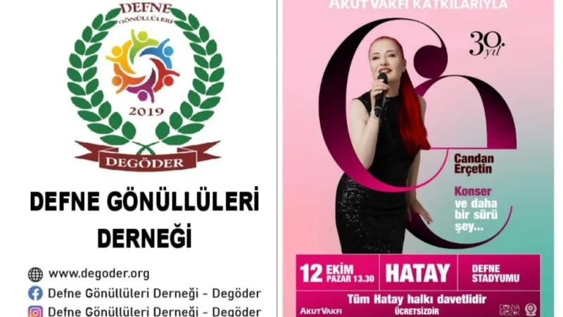 Candan Erçetin Hatay'ı Sallayacak! Ücretsiz Konser Coşkusu