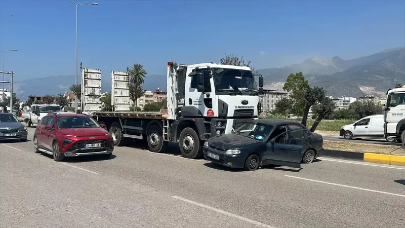 Çekici Az Kalsın Facia Yaratıyordu! İskenderun'da Şoke Eden Anlar!