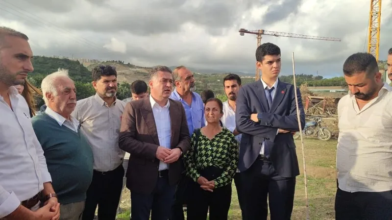 CHP’li Vekiller Kurtderesi Mağdurlarını Ziyaret Etti