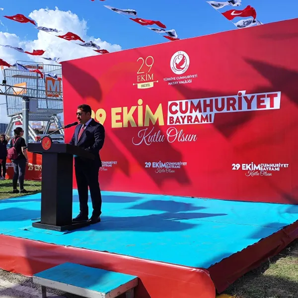 Cumhuriyetin Ruhuyla Hatay: Vali Masatlı’dan 29 Ekim Mesajı