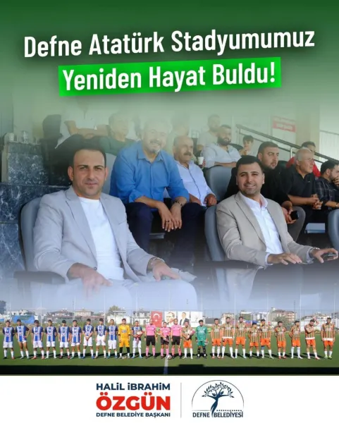 Defne Atatürk Stadyumu Yeniden Canlandı! İşte O Konser ve Maç