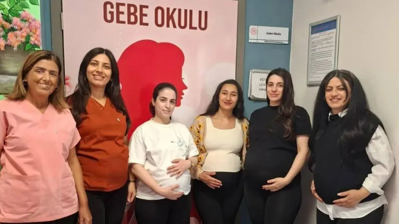 Defne’de Gebe Okulu normal doğumda rekor kırdı