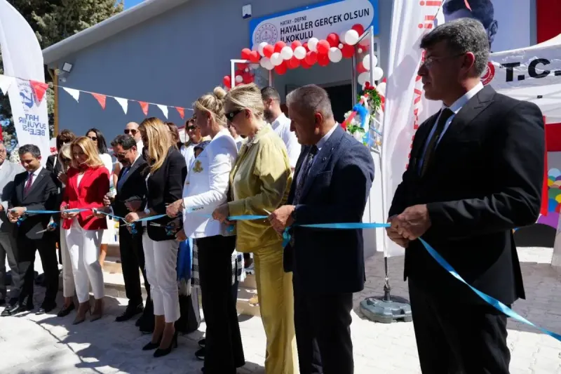 Defne'de Mucize Okul! Hayaller Gerçek Oldu, Açılış Yapıldı!