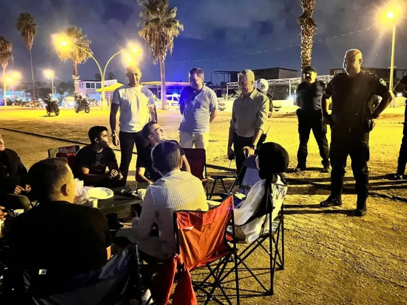 Dörtyol Sahilinde Polis Denetimi: Açık Alanda Alkol Kullanımı Yasak