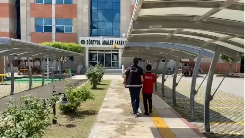 Dörtyol’da uyuşturucu şüphelisi cezaevine girdi