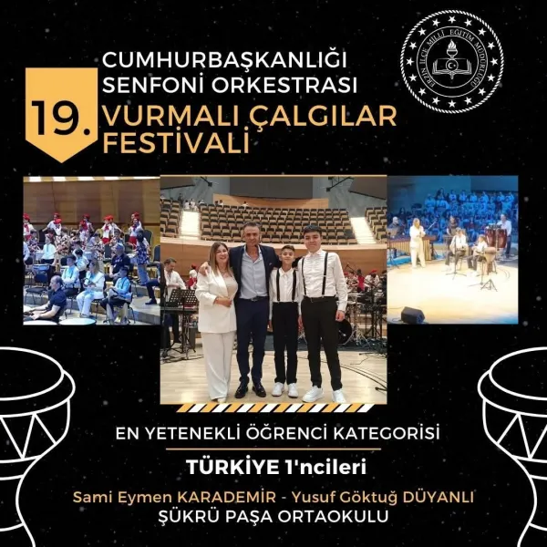 “En Yetenekli Öğrenci” Kategorisinde Türkiye 1’incisi Oldular