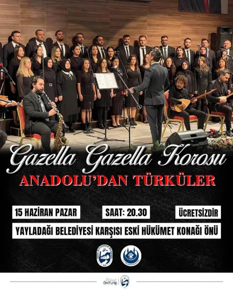 Gazella Gazella Korosu’ndan Yayladağı’nda Anadolu Türküleri Konseri