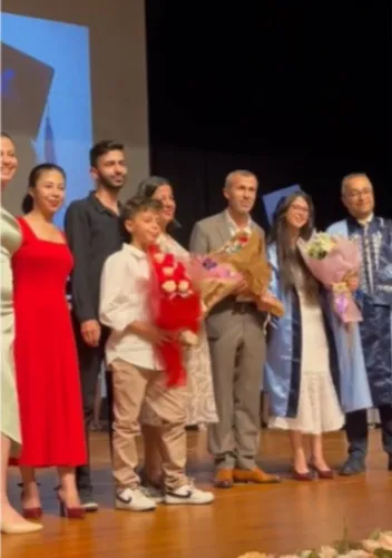 Gazi Üniversitesi Dönem Birincisi Hataylı Sema Bozoğlan’a Plaket