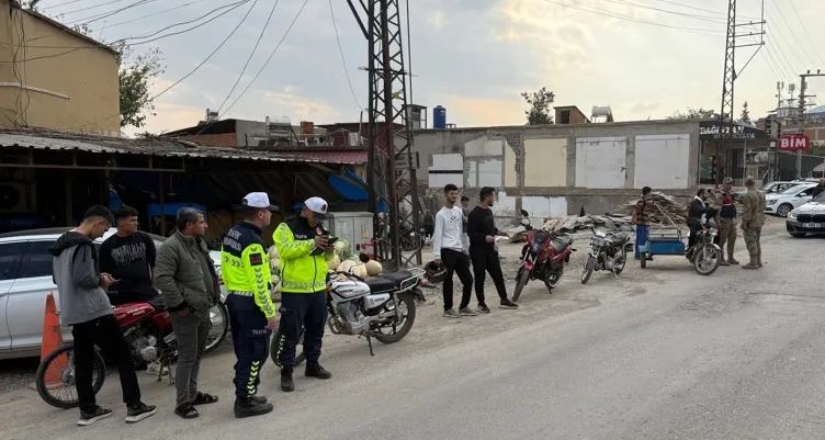 Hassa'da Motosikletlilere Şok Denetim! Cezalar Yağdı!