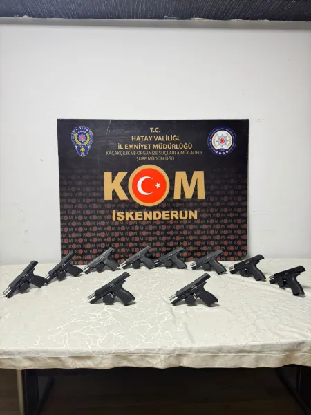 Hatay emniyeti kaçak silah sevkiyatını engelledi