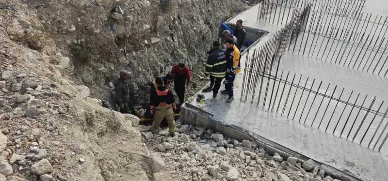 Hatay’da İnşaatta Korkutan Olay