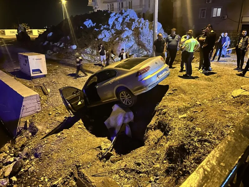 Hatay’da Navigasyon Hatası Kaza Getirdi