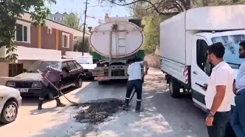 Hatay’da Skandal Görüntü: Beton Mikseri Yola Döküp Araca Çarptı