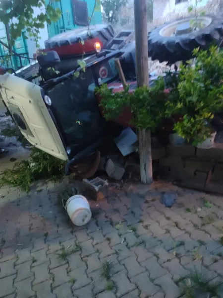 Hatay’da traktör devrildi: 1 can kaybı