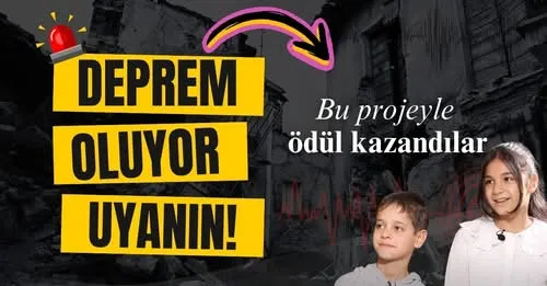 Hataylı İki Öğrencinin Hayat Kurtaran Deprem Uyarı Projesi