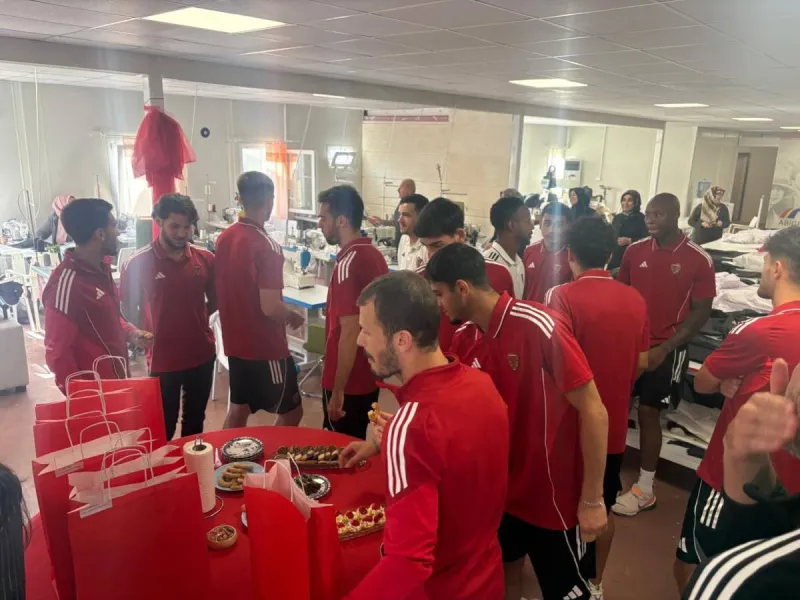 Hataysporlu Futbolcular Tekstil Atölyesini gezdi
