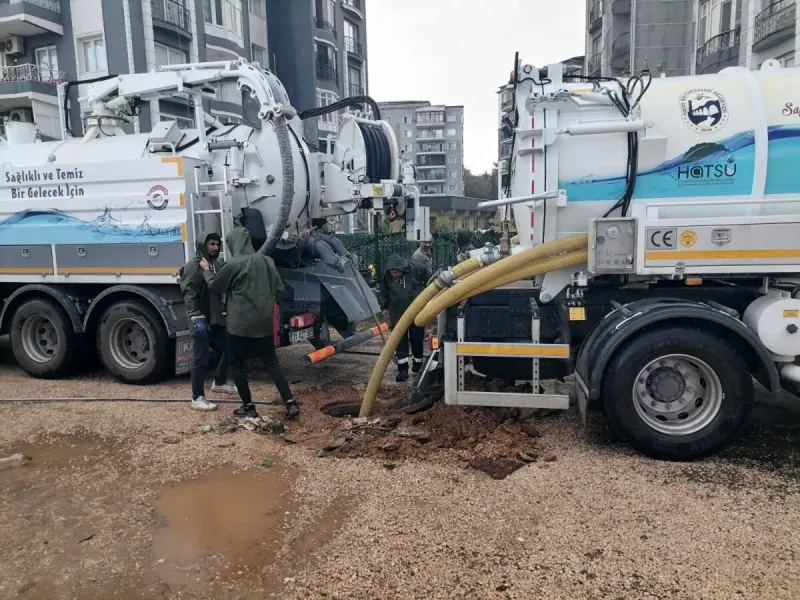 Hatay'da Yağmur Kabusu! HBB'den Anında Müdahale