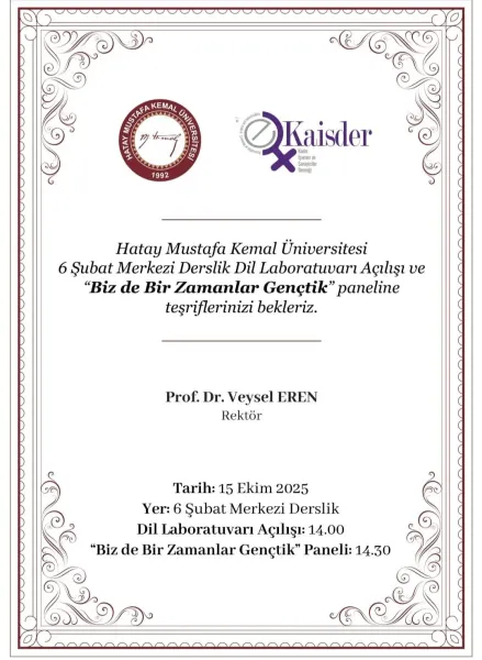 HMKÜ'de Dil Laboratuvarı Açılıyor! Gençler Hazır Mısınız?