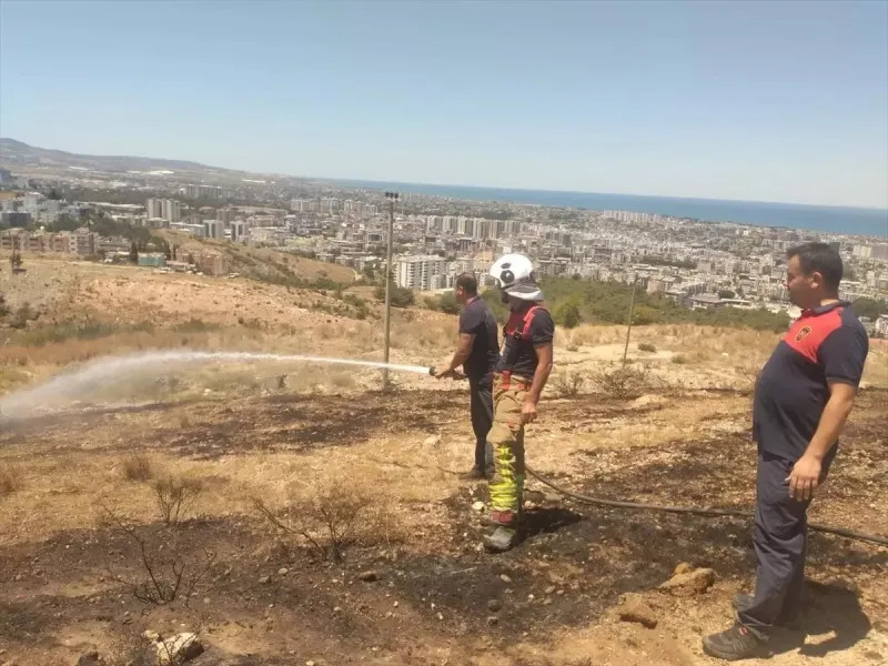 İskenderun Çankaya’da Otluk Yangını Paniği