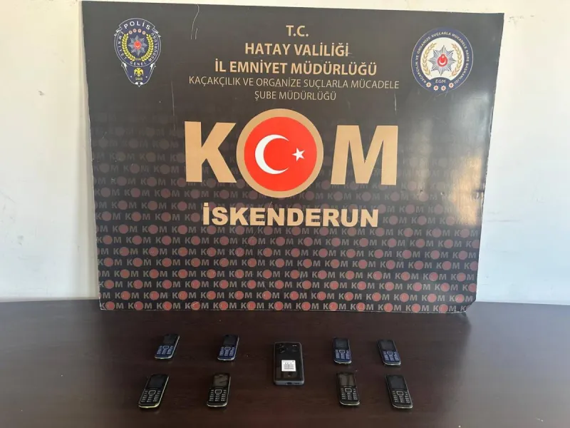İskenderun'da Şok Baskın! 9 Kaçak Telefon Yakalandı!
