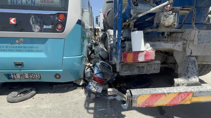 İskenderun’da Korkutan Kaza