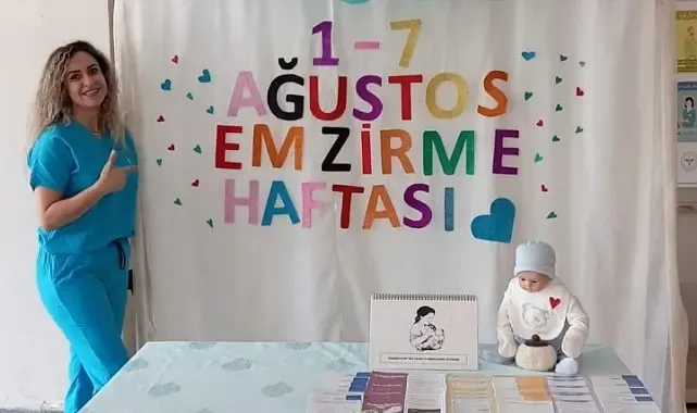 Kırıkhan Devlet Hastanesi’nde anne sütünün önemi anlatıldı