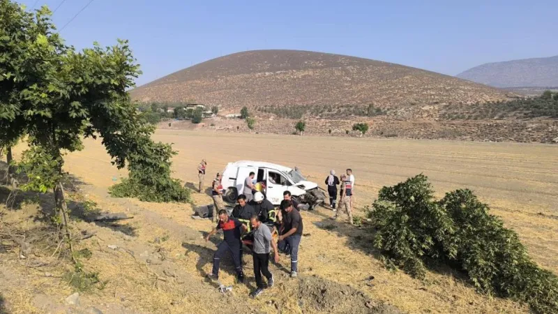 Kırıkhan’da feci kaza
