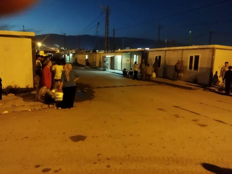 Konteyner kentte kabus günleri: Elektrik ve su yok, yaşam koşulları ağırlaştı
