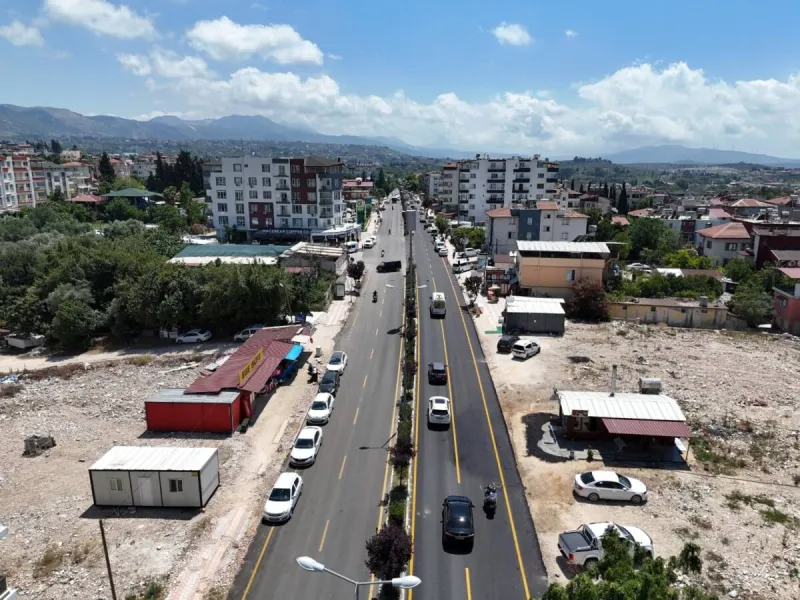 Lazkiye Caddesi’nde Yol İyileştirme Projesi Son Aşamaya Geldi
