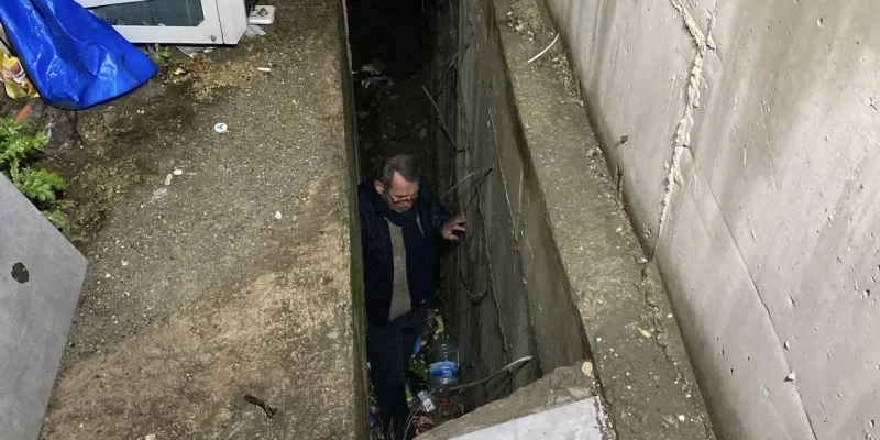 Yaşlı Adam 5 Metreden Düştü! Karabük'te Korku Dolu Anlar