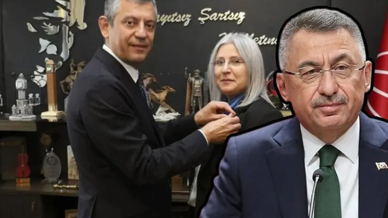 Fuat Oktay'ın Eski Eşi CHP'de! Özgür Özel Rozeti Taktı: Şok Gelişme!