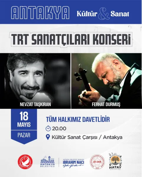 Antakya'da Unutulmaz TRT Konseri: Kaçırmayın!