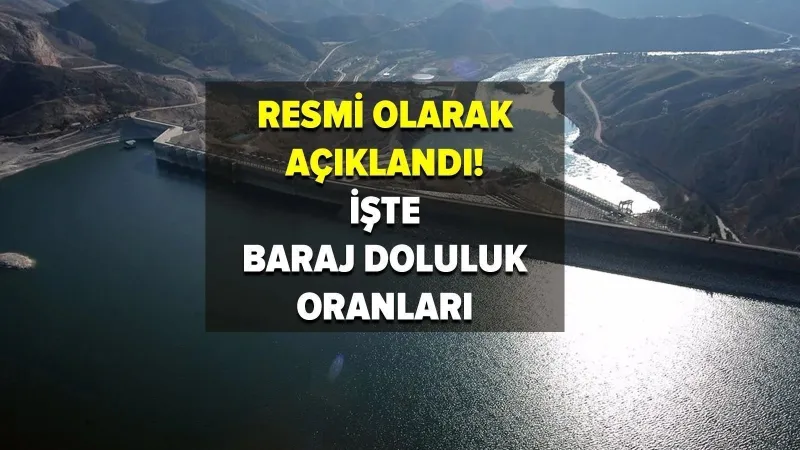 İstanbul Barajlarında Son Durum! 16 Nisan İSKİ Verileri Açıklandı