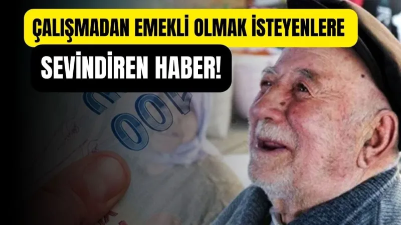 Çalışmadan Emekli Olmak Mı? SGK'dan Şok Açıklama!
