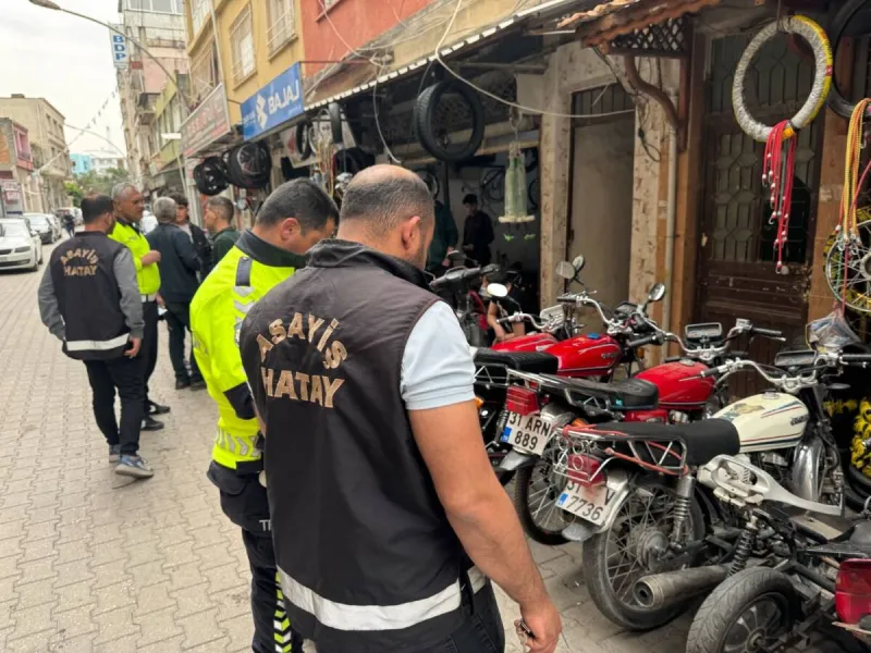 Dörtyol'da Şok Baskın! Motosikletlere Ne Oldu?
