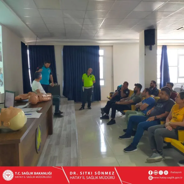 Hatay Emniyet'ten Hayat Kurtaran İlk Yardım Eğitimi!